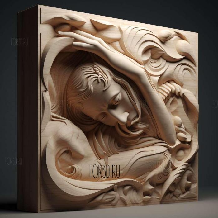 Insomnia series 1 stl model for CNC